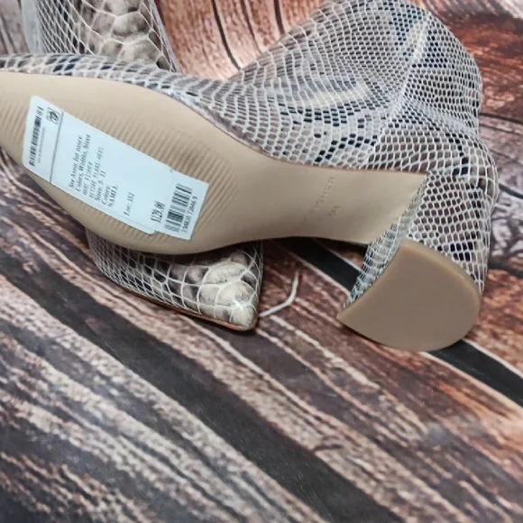 Marc Fisher Snakeskin Ankle Boots - Picture 3 of 5